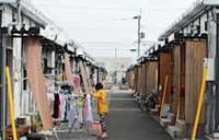 熊本地震から半年、仮設住宅９割完成
